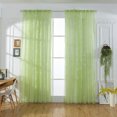 thumbnail image 2 of WIFKLSIIPG 1PCS Christmas Snowflake Curtain Tulle Window Treatment Voile Drape Valance, 2 of 8