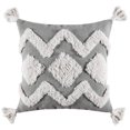 thumbnail image 1 of Sumhomie Housses de Coussin à Pompons, Housse de Coussin Carrée Shaggy 18"x18 Pouces, 1 of 1