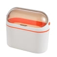 thumbnail image 2 of Chmadoxn Garbage Can, Trash Can Table Trash Can, Trash Can With Lid , Trash Can For Bathroom Vanity, Desktop Office,Tabletop Or Coffee Table, 4L trash can, 2 of 6
