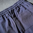 thumbnail image 4 of Birdeem Mens Shorts Mens Summer Leisure Sports Elastic Waist Solid Color Drawstring Pocket Shorts, 4 of 12