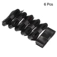 thumbnail image 2 of Unique Bargains 43.3' Non-Slip PU Tennis Racket Overgrip Tape Wraps with Hole Black 6 Pack, 2 of 7