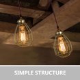 thumbnail image 2 of 2pcs Lamp Bulb Guard Metal Lamp Cage Metal Bulb Guard Industrial Style Metal Lamp Guard Cage, 2 of 9