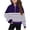 Purple, variant on Milgrthf Girl's Casual Striped Sweatshirts Teens Long Sleeve Trendy Loose Half Zip Pullovers Tshirts with Thumb Hole Red 11 Years