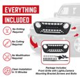 thumbnail image 4 of AMERICAN MODIFIED Grille w/Lights for 18-23 Jeep Wrangler JL & Gladiator JT, 4 of 12