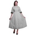 thumbnail image 1 of Bimba Robe-Chemise Mi-Mollet pour Femmes à Carreaux Imprimés, Manches Retroussables, Boutonnée - Moyen, 1 of 5