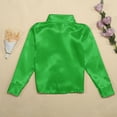 thumbnail image 4 of Boys Tops Sparkly Sequins Dance Long Sleeve Button Down Shirt for Jazz Performance Apparel, 4 of 7