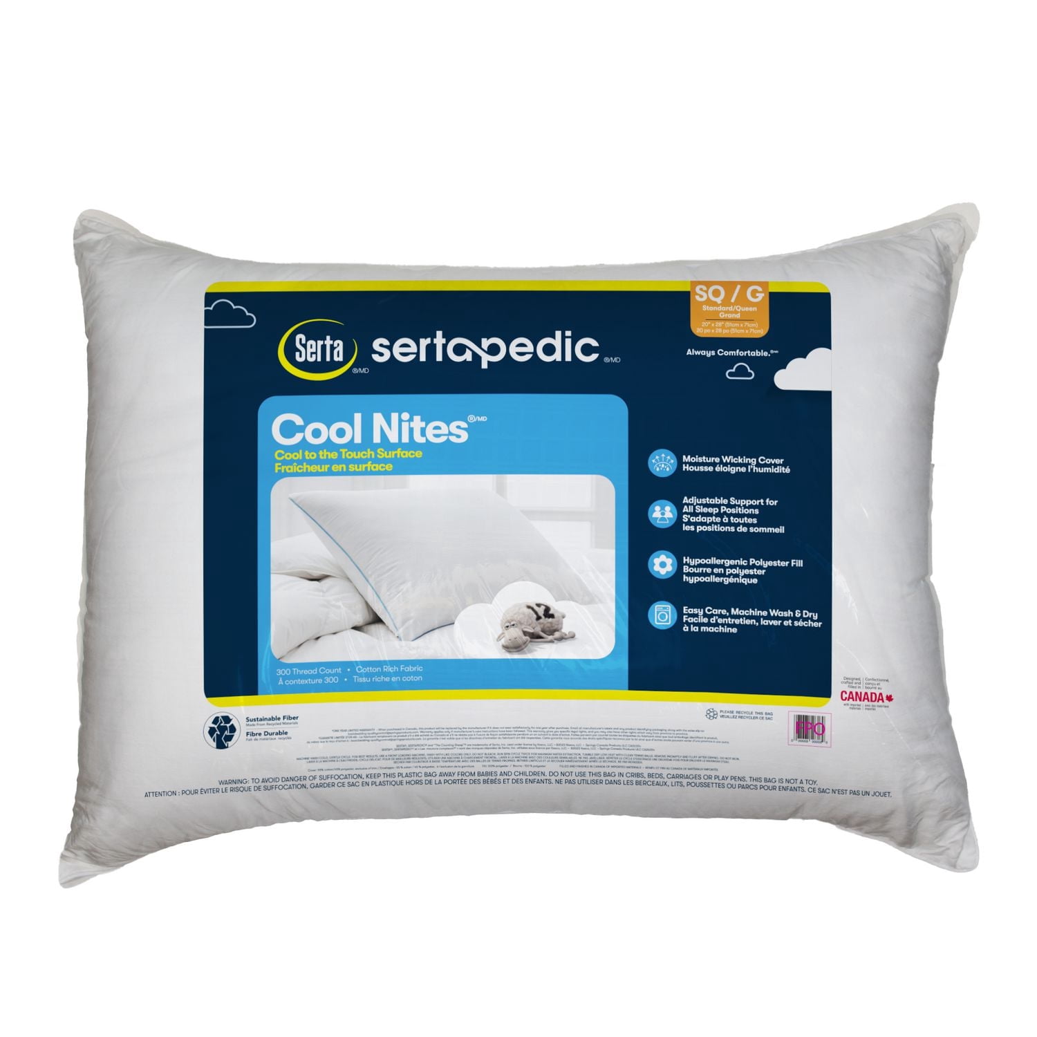 Serta Cool Nites Pillow