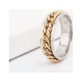 thumbnail image 2 of Simple Ring Delicate Finger Ring Stainless Steel Jewelry Creative Ring Fashion Finger Ring for Man Boy Male (Gold With Box Size 11), 2 of 7