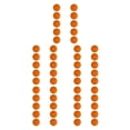 thumbnail image 2 of maskred 10 Pieces EVA Foam Golf Swing Training Exercises Balls Practice Orange 42mm 5Set, 2 of 6