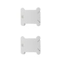 thumbnail image 2 of serony 120 Pieces/Set Bobbins Thread Card Embroidery DIY Crafting Organizer Holder -stitch Board Accessory Professional White 4x3.7x0.2cm 2Set, 2 of 6