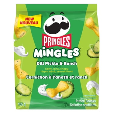 Pringles Mingles Saveur de Cornichon à l'aneth et ranch 155g