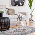thumbnail image 4 of 2'7"x3'11" Vintage Floral Area Rugs, Machine Washable Rugs for Living Room, Low Pile Bedroom Rug 3x4, Red, 4 of 8