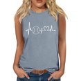 thumbnail image 1 of LSLJS Womens Tank Tops Independence Day Graphic Tank Tops Summer Casual Loose Tanks Music Vacation Tank, Womens Tank Tops, 1 of 4