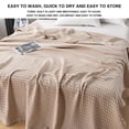 thumbnail image 4 of Fankiway Adult Cotton towel Blanket All Cotton Gauze Cover Blanket Lunch Break towel Blanket Soft Blankets and Throws Clearance Soft Blankets for Couch, 4 of 9