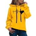 thumbnail image 2 of WZXFASHION Chandail à Manches Longues pour Femmes à Capuche Décontracté Imprimé Chandails à Capuche pour Femmes Soldes Liquidation 2025 Chandail à Capuche à Fermeture Éclair Intégrale, 2 of 3