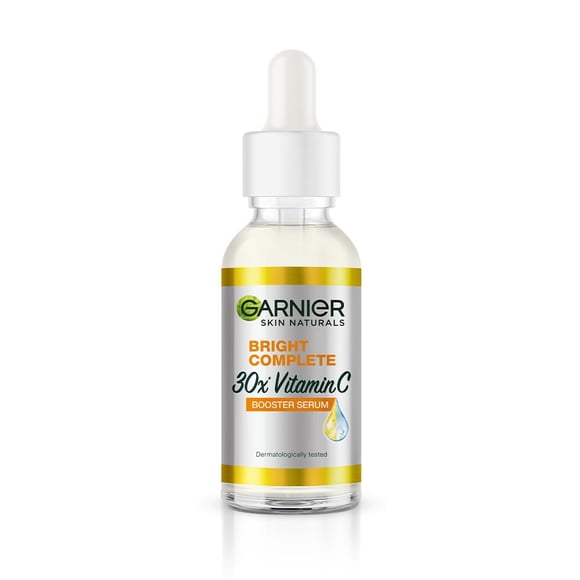 Garnier Skin Naturals , Sérum Visage Booster Bright Complete 30X à la Vitamine C, 30 ml