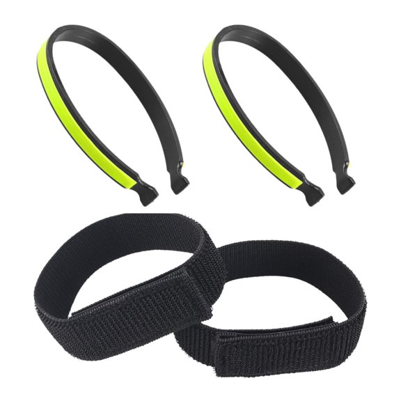 DYNWAVECA 2 Pieces Cycling Trouser Clip,Trouser Wrap Clips,Gear,Pant Leg Cuff Clips,Bicycles Clip for Riding Outdoor Recreation Fishing green