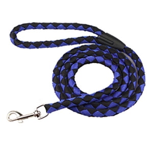 Feuilles de chien en nylon 5ft Corde de traction pour chien de longue durée en métal Fermoirs pour chien moyen Entraînement Marcher à l'extérieur