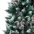 thumbnail image 3 of vidaXL Artificial Christmas Tree LEDs&Pine Cones&White Snow 180 cm, 3 of 5