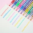 thumbnail image 4 of PEONAVET Double Line Pen Drawing Watercolor Pen Set 10 Colors Marker Washable Painting Pen 5ml, 4 of 9