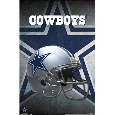 NFL Dallas Cowboys - Helmet 16 Wall Poster, 22.375" x 34" Framed