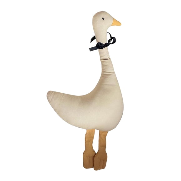 Bunblic Animal Toy Decoration Cushion Comfortable Stuffed Animal Doll Children Soothing Toy for Living Room Decor Car Bed Couch Goose