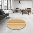 thumbnail image 4 of Ahgly Company Tapis d'Intérieur Rectangulaire Transitionnel Orange Lavable à la Machine, 4 Pieds x 6 Pieds, 4 of 7