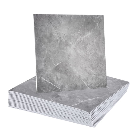 Uxcell 20Pcs Peel and Stick Marble Tiles, Waterproof Wall Panel Backsplash, 11.81"x11.81" Peel and Stick Shower Tiles for Bathroom, Palace Jade Design