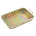 thumbnail image 4 of Oil Drip Pan,Galvanized Oil Drip Tray Pan Professional Metal Drain Container Universal Auto Repair Tool For Vehicle, 4 of 8
