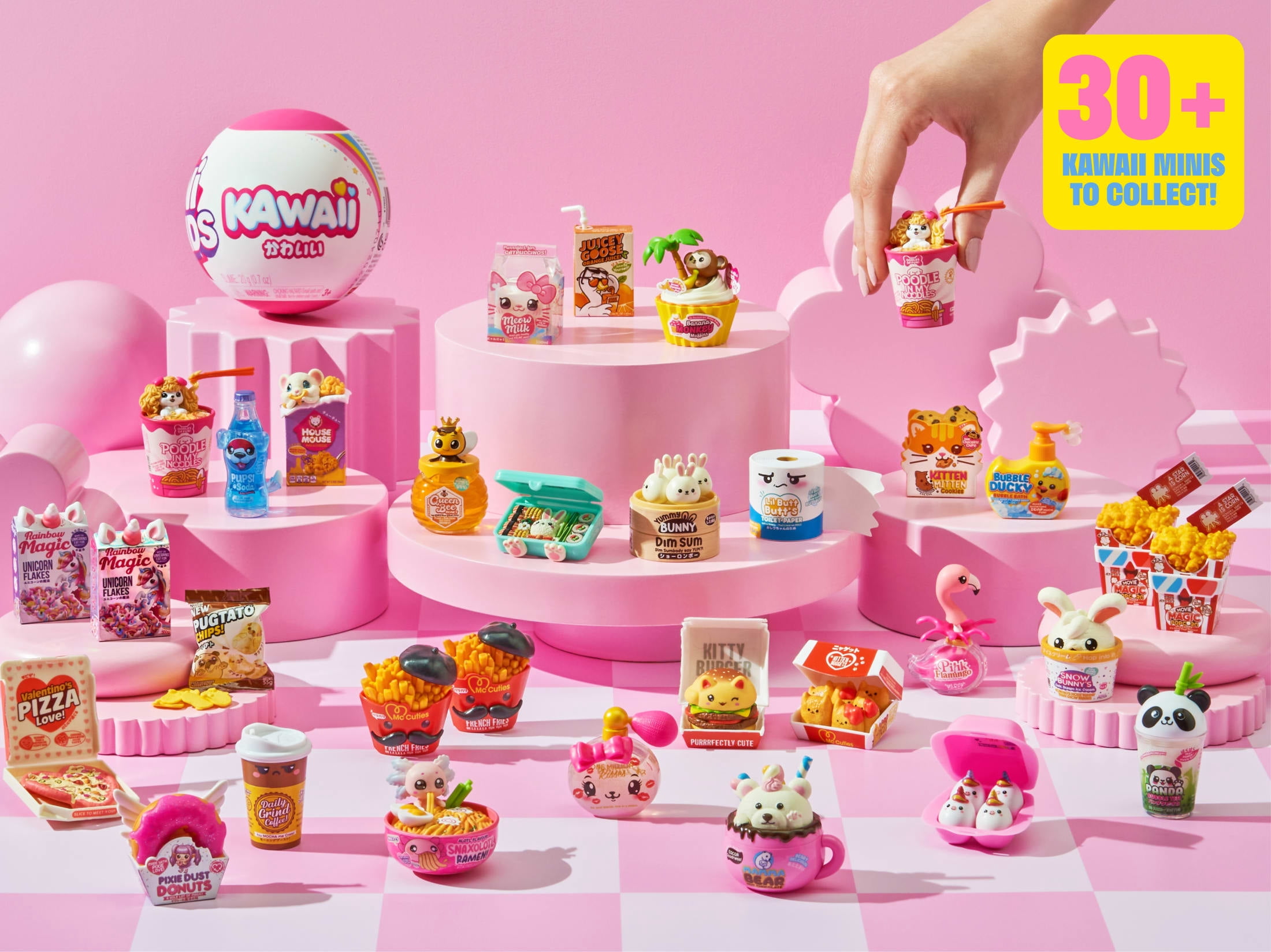 Mini Marques Kawaii Capsule par ZURU - Jouet à collectionner Surprise à déballer pour les enfants de 3 ans et plus
