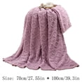 thumbnail image 3 of CEHVOM 70*100cm Super Soft Warm Solid Warm Micro Plush Fleece Blanket Throw Rug Sofa Bedding Clearance, 3 of 5