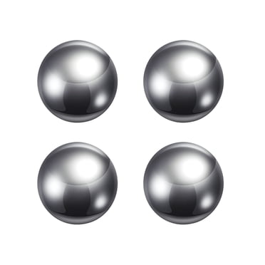 Unique Bargains Precision Balls 20mm Diameter G200 201 Stainless Steel for Bearings 4 Pack
