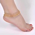 thumbnail image 3 of Foot Decoration Jewelry Adjustable Vintage Style Bell Foot Anklet Charm Anklet, 3 of 8