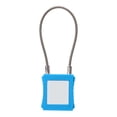 thumbnail image 2 of Lockout Tagout Kit, Robust Heavy Duty Lockout Cable  Compact Insulating Durable 85mm Shackle With 2 Key For Enterprise Management Blue, 2 of 8