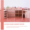 thumbnail image 5 of Modèle de Mini Armoire de Maison Armoire Miniature en Bois Modèle de Mobilier de Maison de Poupée 1:12, 5 of 5
