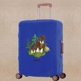 thumbnail image 1 of 2023 Luggage Cover Scratch Resistant Travel Accessory Covers Apply To 18-32 Inch Mushroom Print Suitcase Trolley Protective Case 8Mushroom016 S (18-21inch), 1 of 6