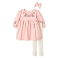 thumbnail image 1 of Btween Baby Girls' Three Piece Dress Set, 1 of 2