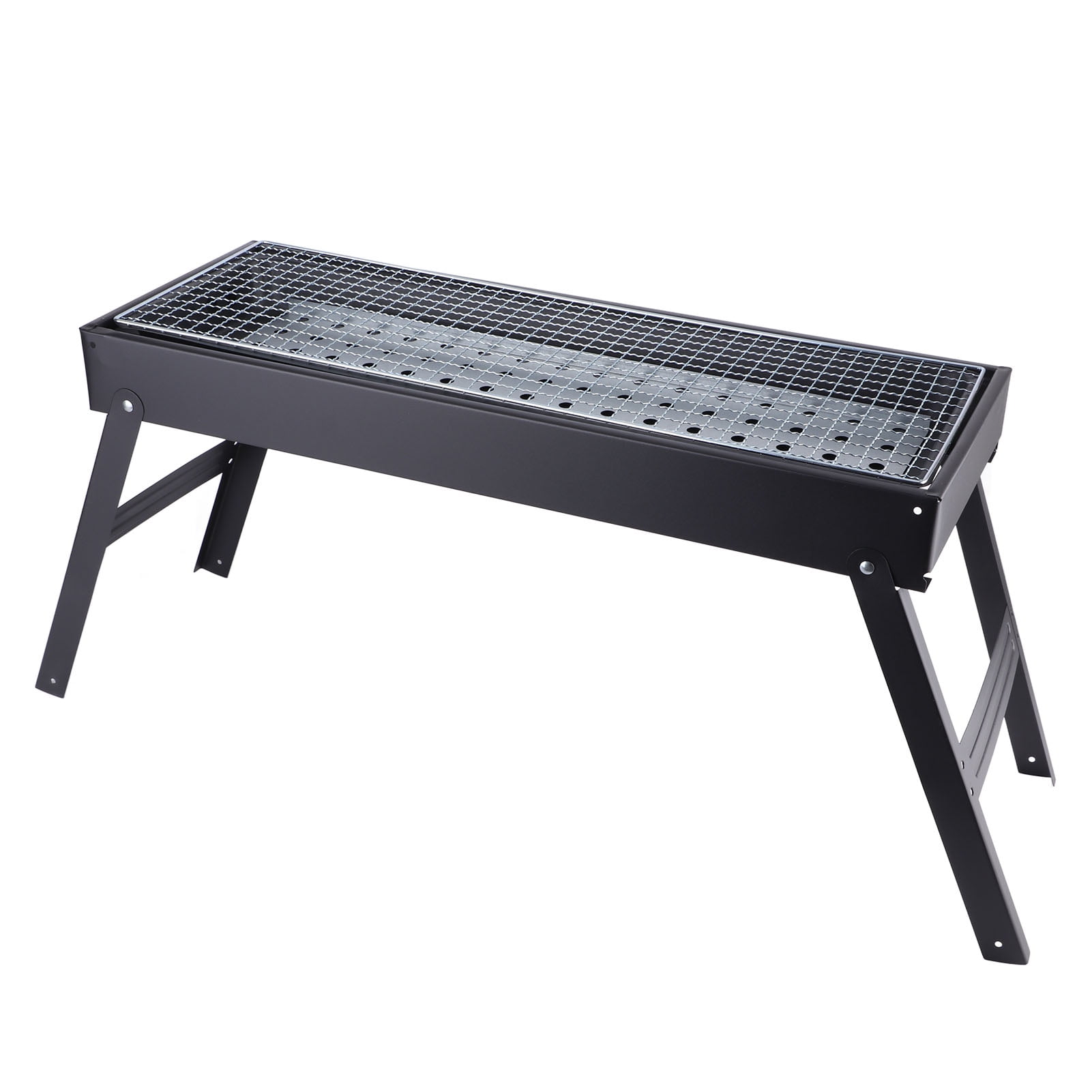 Barbecue Grill, Foldable Easy Cleaning Charcoal BBQ Grill Lightweight  for Home for Camping