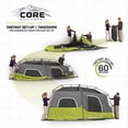 thumbnail image 4 of Core 9 Person Instant Cabin Tent - 14 x 9, Green (40008), 4 of 5