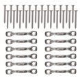 thumbnail image 5 of 1 Set Kayak Handle Stainless Steel Handles Kayak Replacement Handles Yacht Handles with Screws, 5 of 5