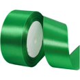 thumbnail image 1 of ORUYROP 1-1/2 Inch Wide Double Face Satin Ribbon-25 Yards,Gift Bag Decoration Wedding Chair Back Handmade Bow (Dark Green), 1 of 6
