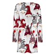thumbnail image 4 of Cardigans Courts pour Femmes Manteau Imprimé Mode Cardigan à Manches Longues Blouse Décontractée Ample en Liquidation, 4 of 6