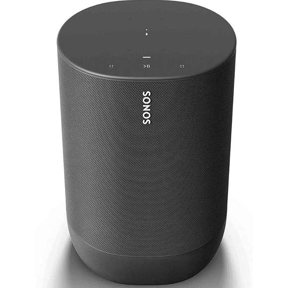Sonos Move Smart Portable Wi-Fi and Bluetooth Speaker - Black with Sonos Move Travel Bag