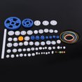 thumbnail image 2 of Motor Gear Set,Plastic Gears Pulley Belt Toy Parts Gears Pulley Extended Durability, 2 of 2