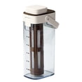 thumbnail image 1 of Outdor Cold Coffee Maker With Handle Wide Mouth 10ml Leakproof Dispenser | Coffee Pitcher Infuser Bottle For Lemonade Fruit Drinks Even Saturation Extraction Kitchen Dining Room, 1 of 5