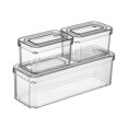 thumbnail image 2 of XYAIYT Stackable Clear Fridge Storage Containers for Produce Preservation Versatile Refrigerator Organizer Bins with Pull Out Drawers for Vegetables Meats Yogurts and Canned Goods, 2 of 8