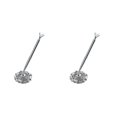 thumbnail image 2 of ZLight Ballpoint Pens Metal Wedding Ball Pen Guest Smooth Writing Tool Bank Counter Business Office Accessory Big Jewel/Silver 2Set, 2 of 6