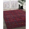 thumbnail image 2 of Ahgly Company Tapis d'Intérieur Carré Abstrait Canneberge Rouge, 8 Pieds Carré, 2 of 6