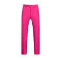 thumbnail image 1 of AherBiu Mens Dress Pants Pantalon Habillé pour Homme Taille Extensible devant Plat Grande Taille Coupe Ajustée Pantalon Extensible Classique Confortable, 1 of 3