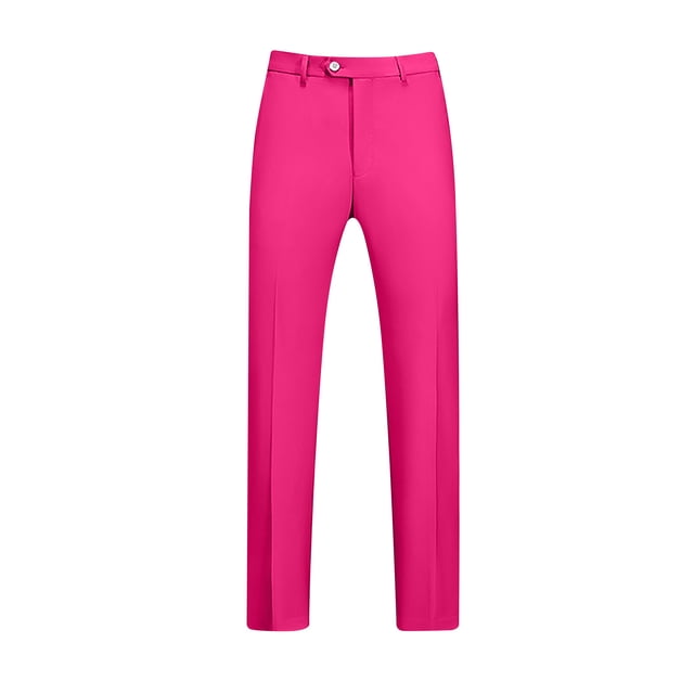 AherBiu Mens Dress Pants Pantalon Habillé pour Homme Taille Extensible devant Plat Grande Taille Coupe Ajustée Pantalon Extensible Classique Confortable